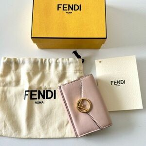 Fendi Small Light Pink wallet, Authentic
